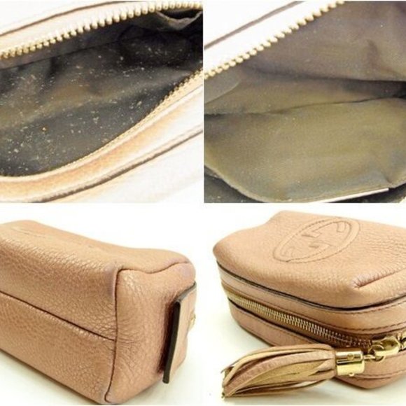 Authentic Gucci Pouch Bag Interlocking Pink Woman - Picture 5 of 5